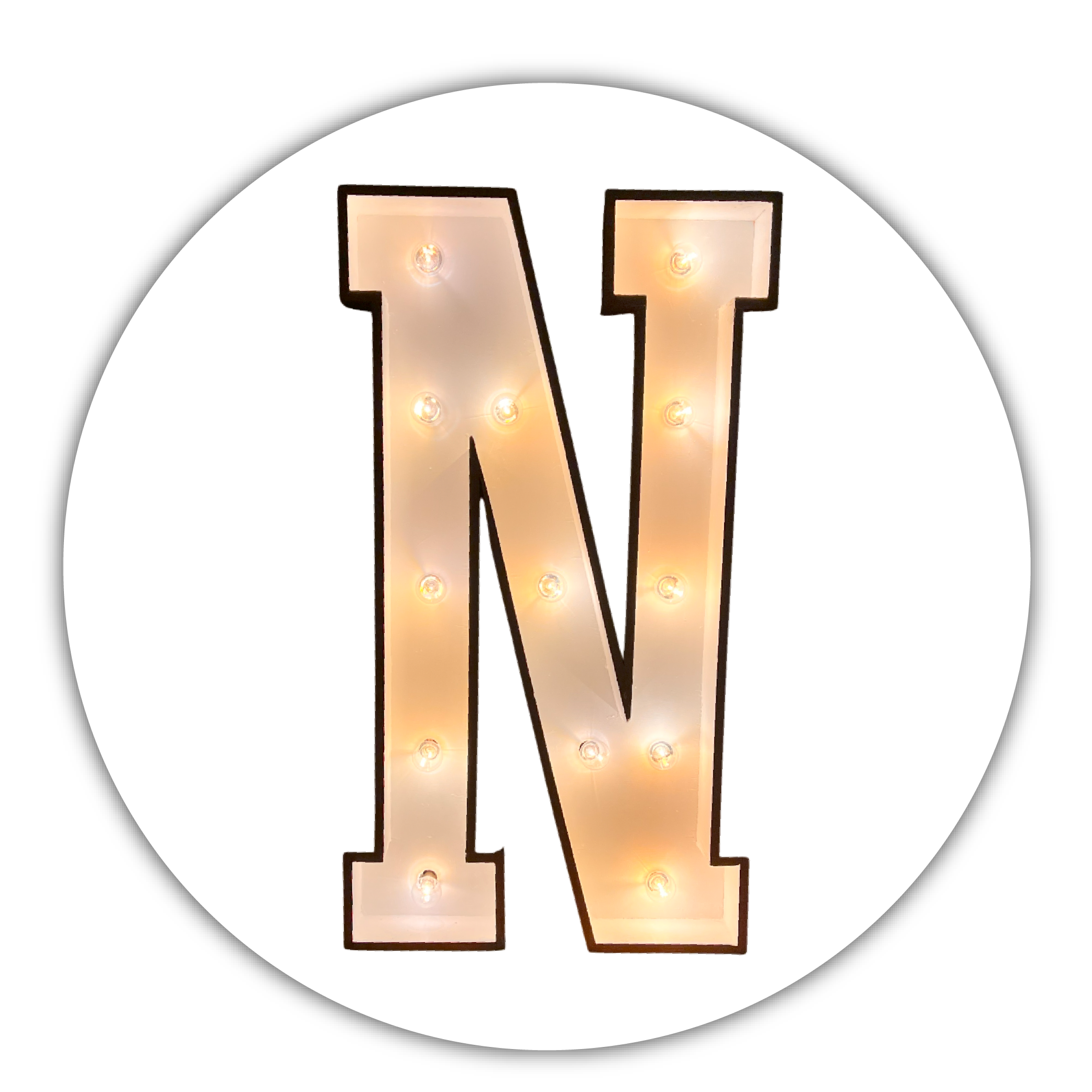 Lichtletter "N"
